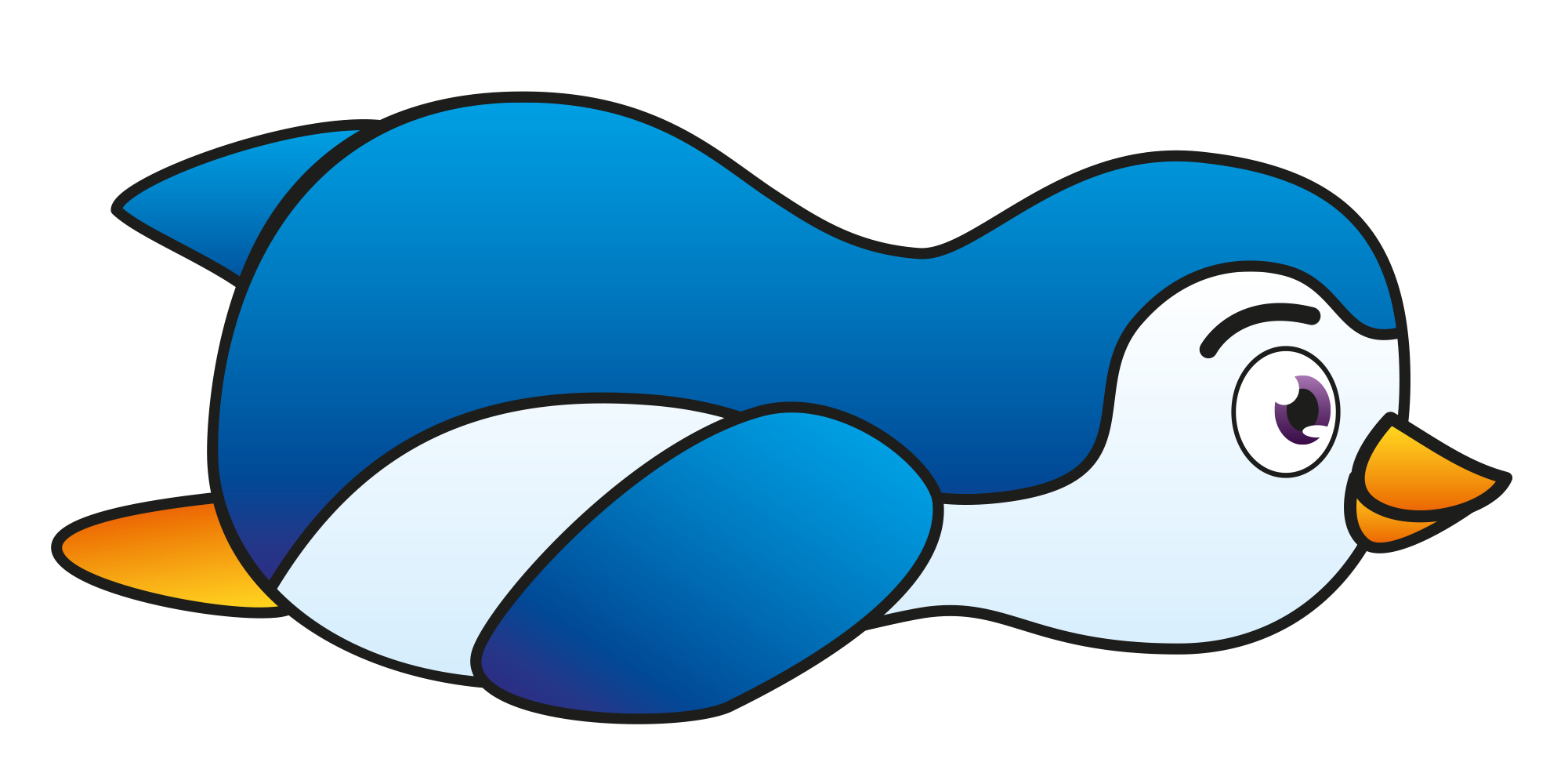 Cute Penguin Transparent PNG Image