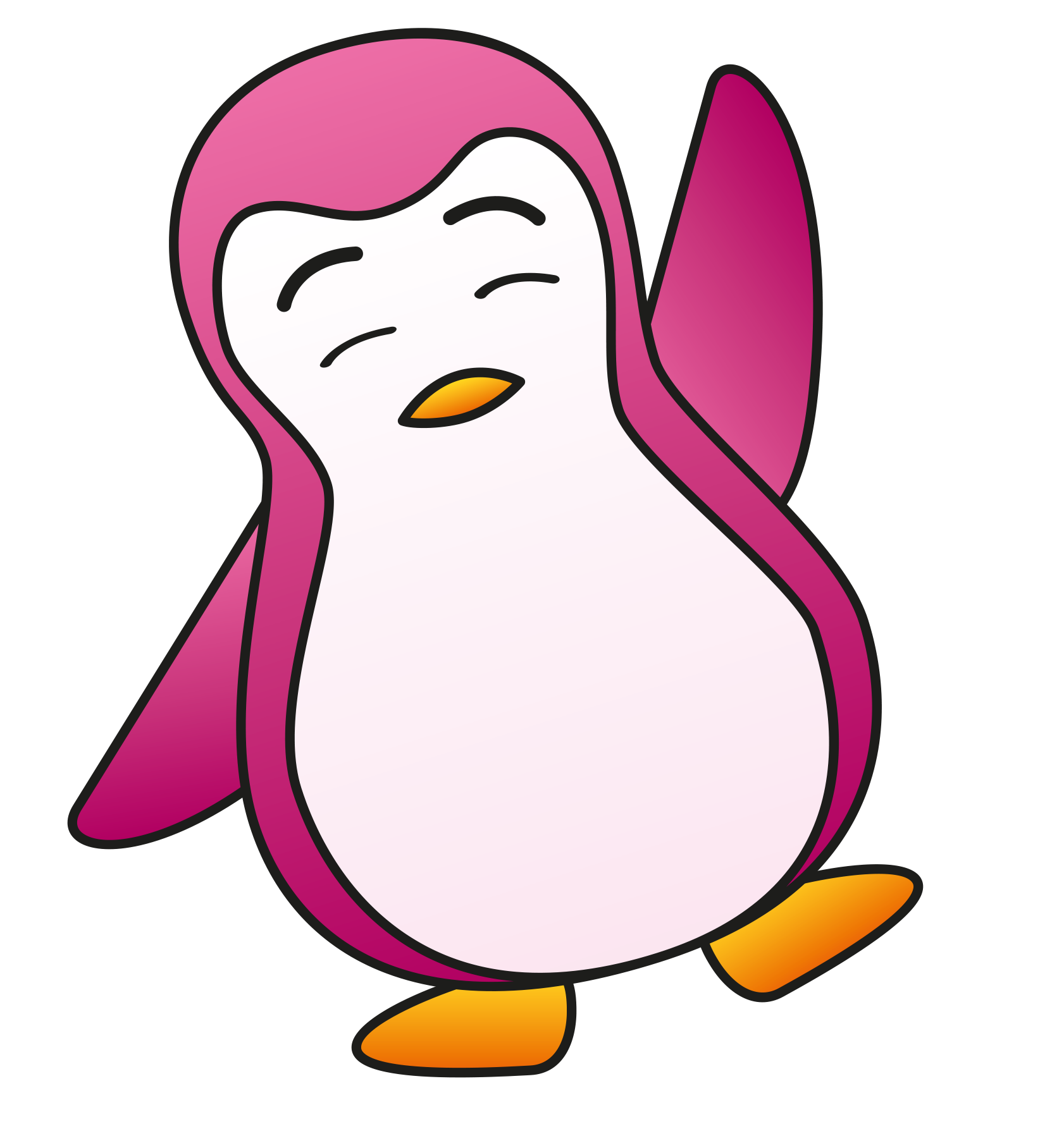 Cute Penguin Transparent PNG Image