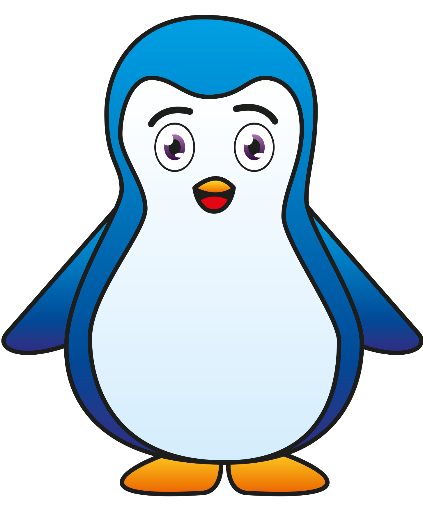 Cute Penguin Transparent PNG Image