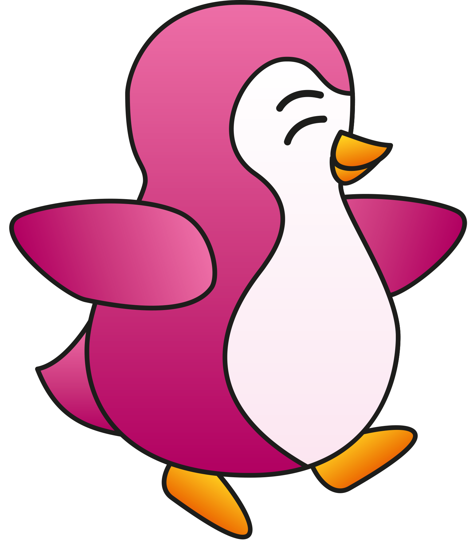 Cute Penguin Transparent PNG Image