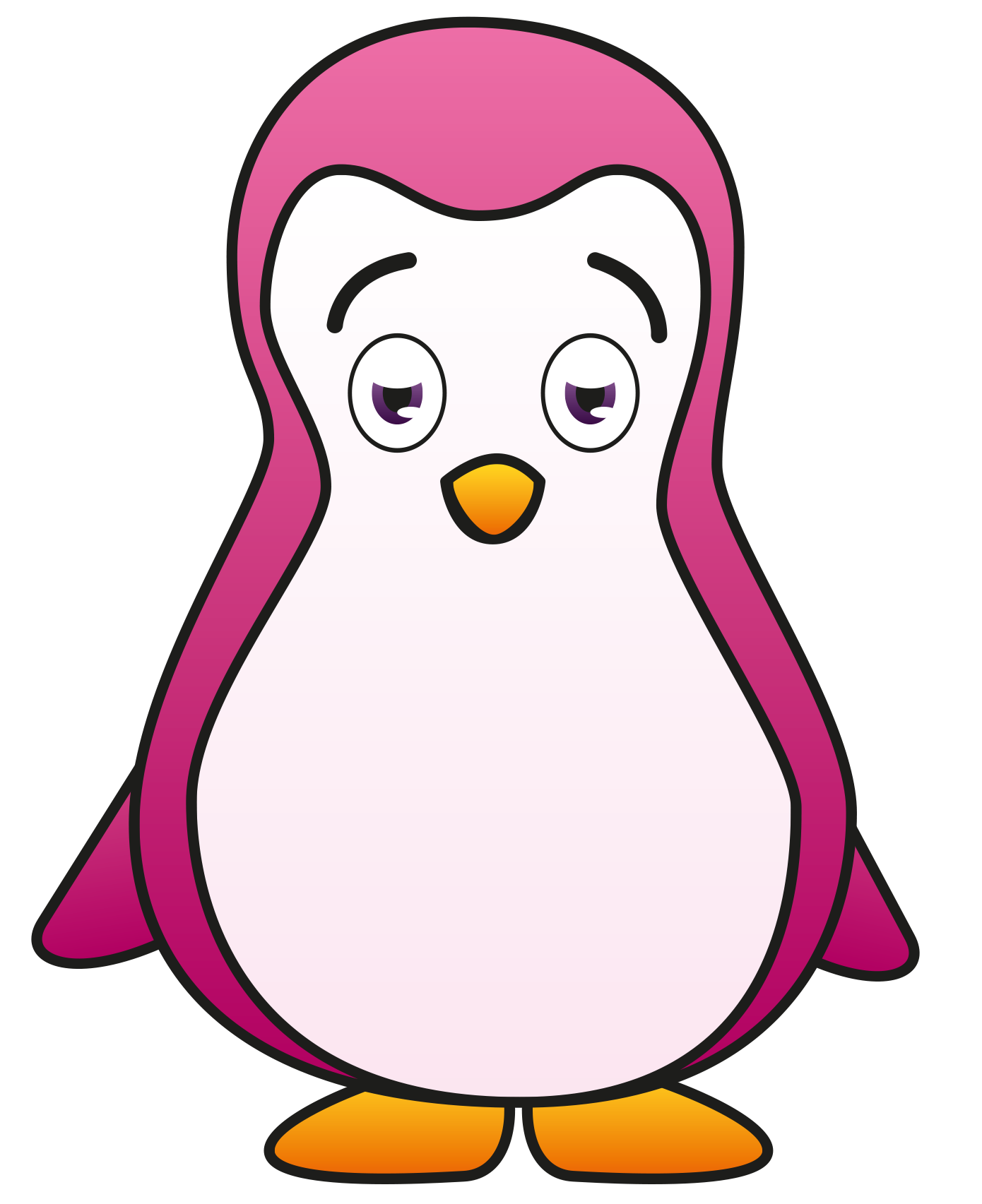 Cute Penguin Transparent PNG Image