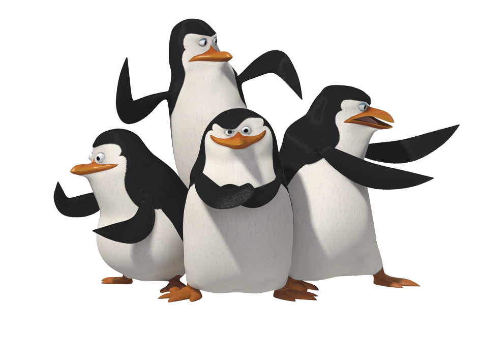 Madagascar Penguins Transparent PNG Image