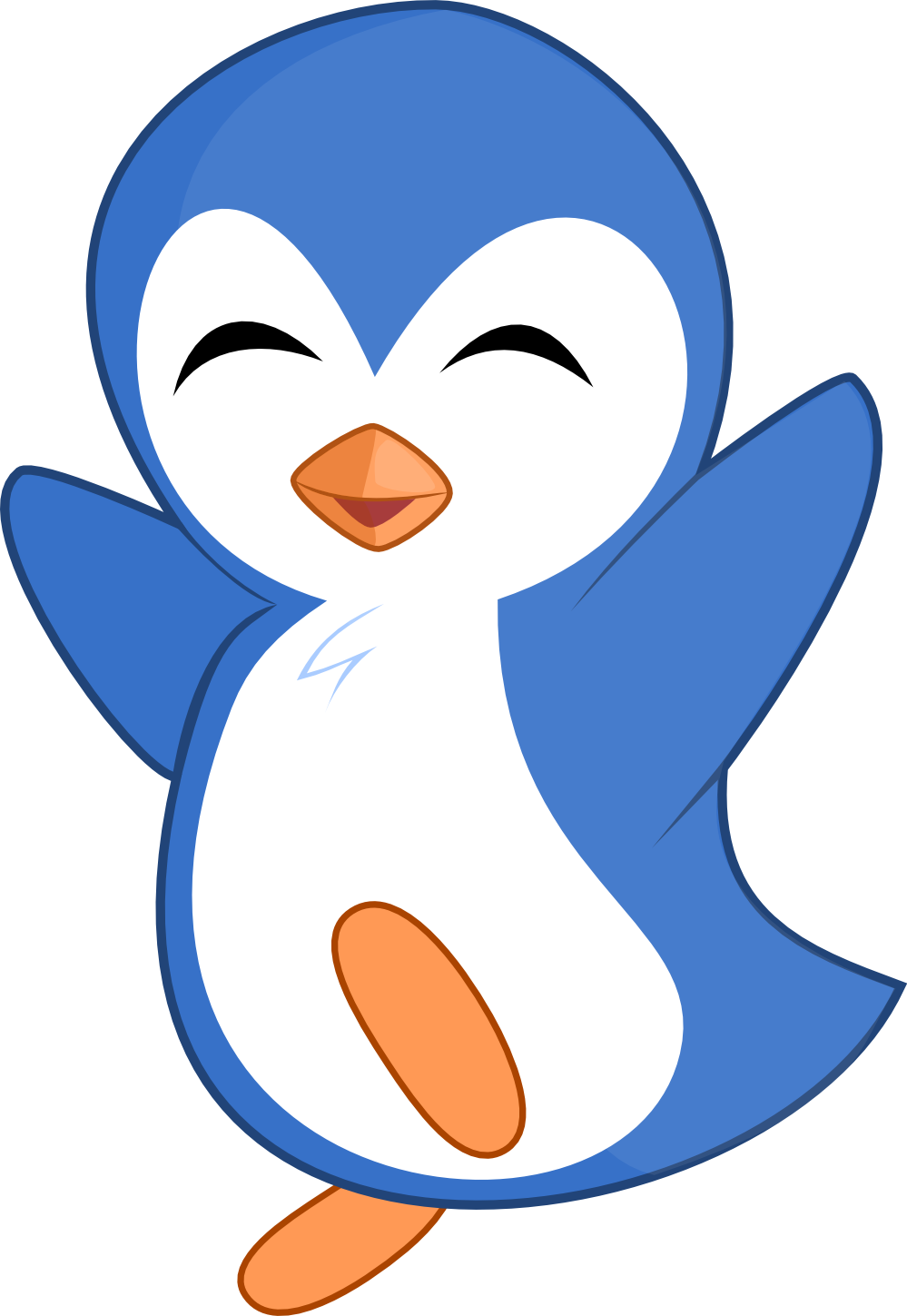 Twitter Drawing Penguin Transparent PNG Image