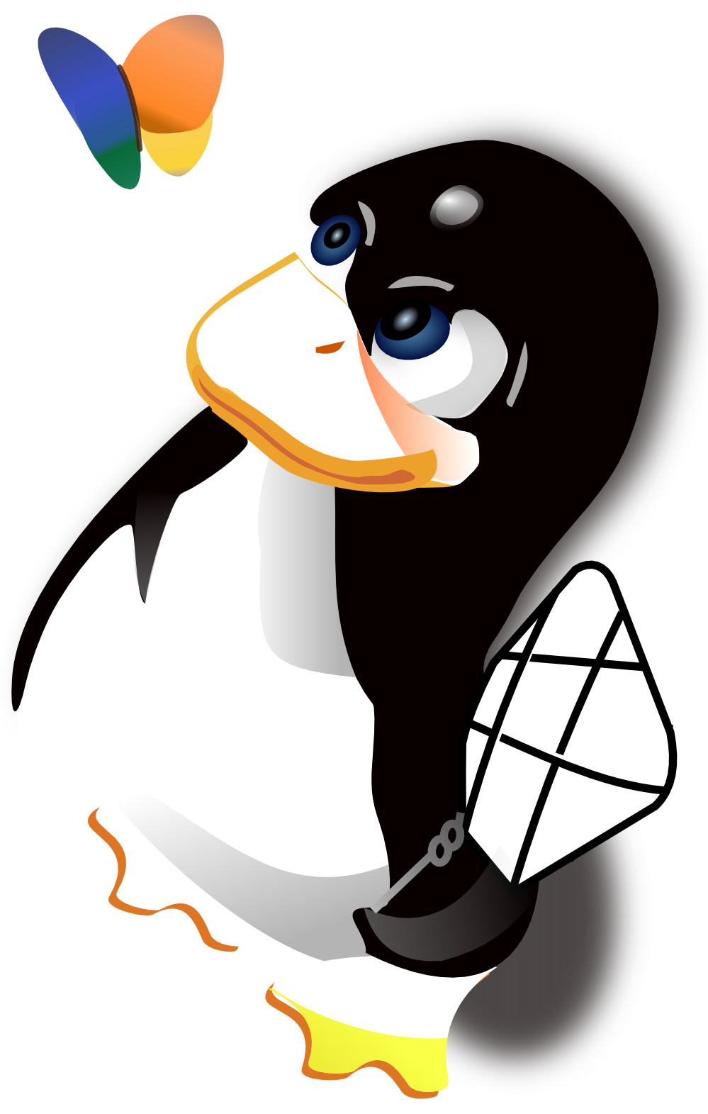 Tux Kernel Racer Linux Penguin Transparent PNG Image