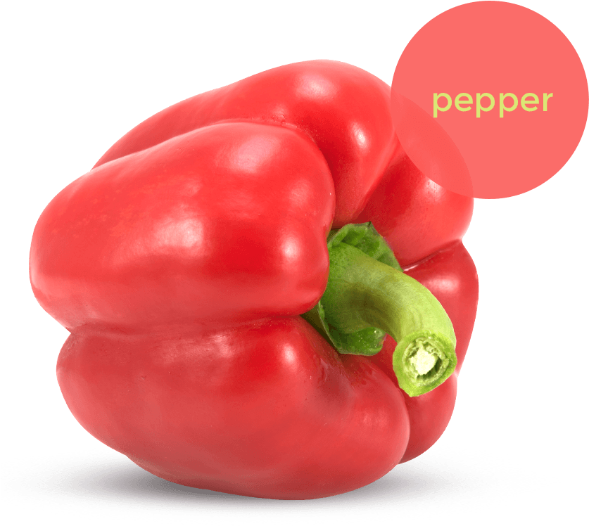 Pepper Organic Red Bell Transparent PNG Image