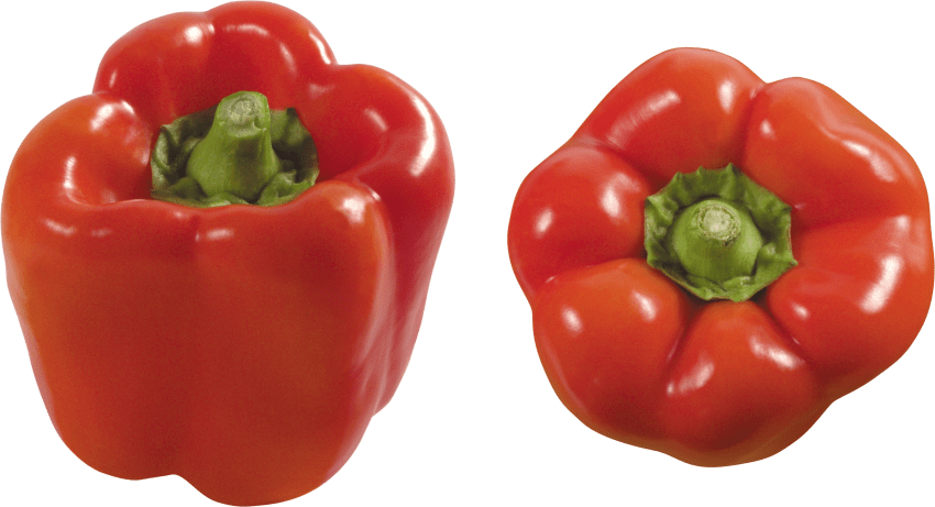 Vegetable Pepper Red Bell Transparent PNG Image