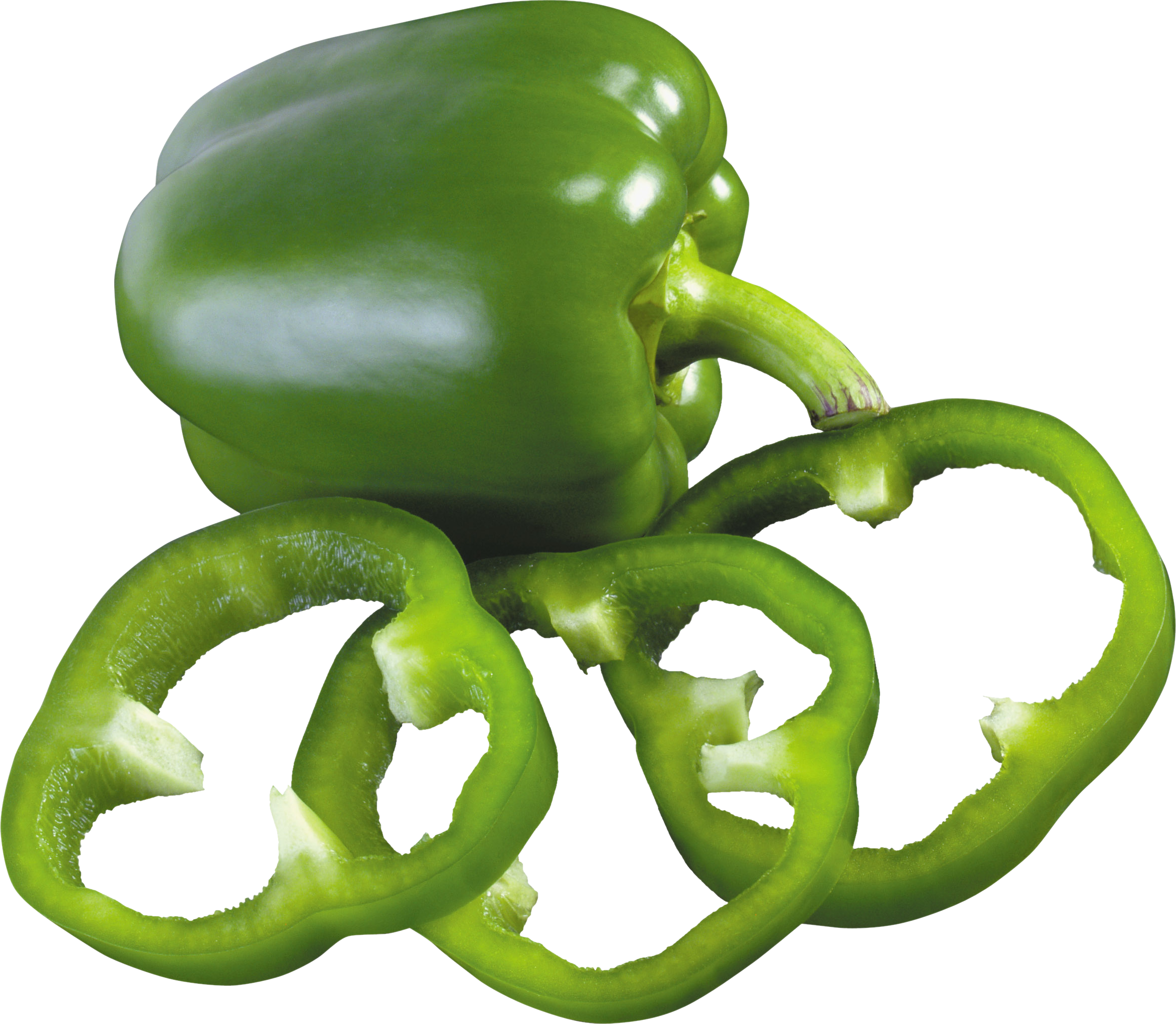 Pepper Slice Bell Transparent PNG Image