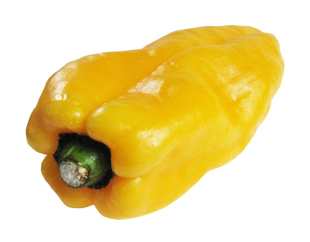 Chilli Pepper Yellow Bell Transparent PNG Image