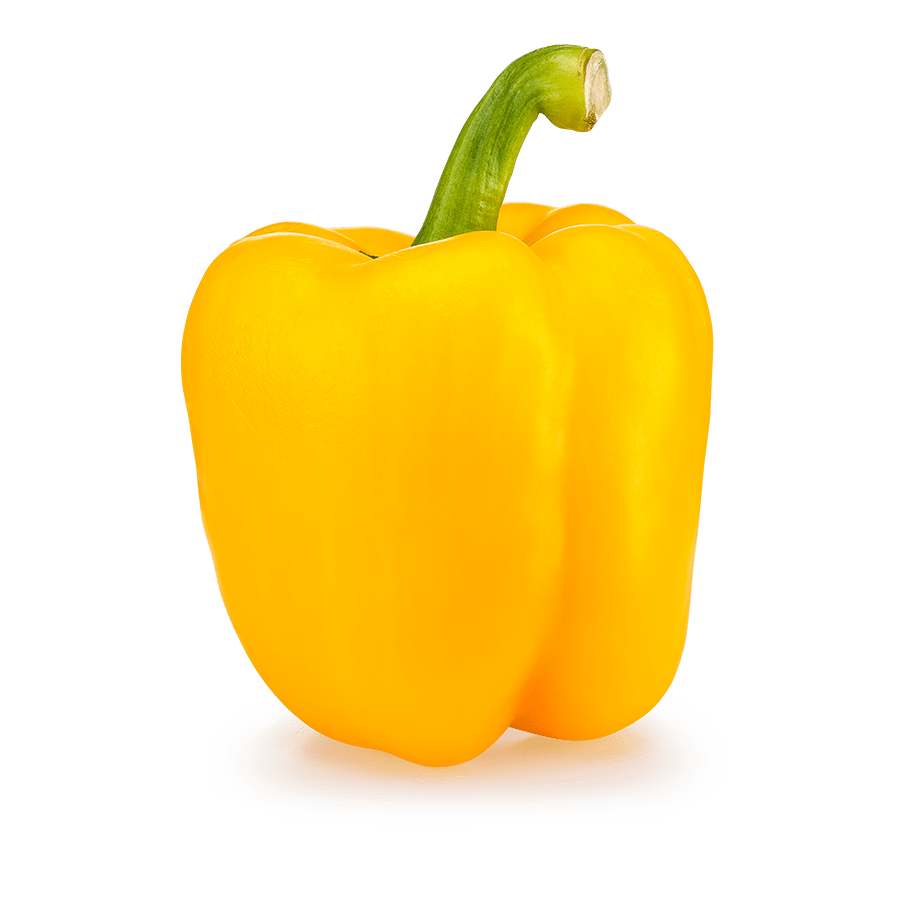 Pepper Organic Yellow Bell Transparent PNG Image