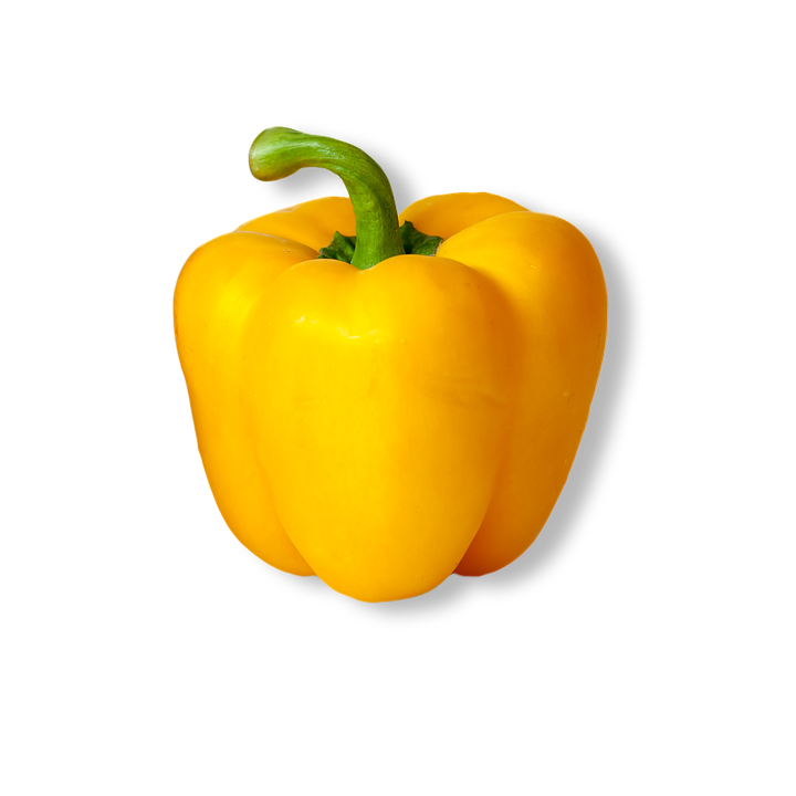 Single Pepper Yellow Bell Transparent PNG Image