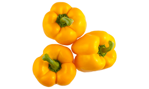 Sweet Pepper Yellow Bell Transparent PNG Image