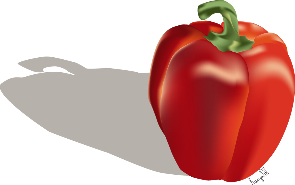 Pepper Red Bell Transparent PNG Image