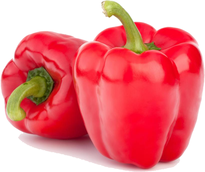 Pepper Organic Red Bell Transparent PNG Image