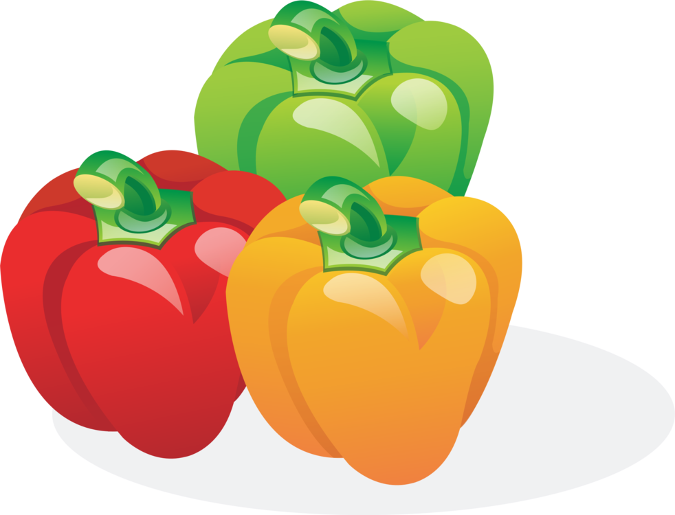 Fresh Pepper Vector Bell Transparent PNG Image