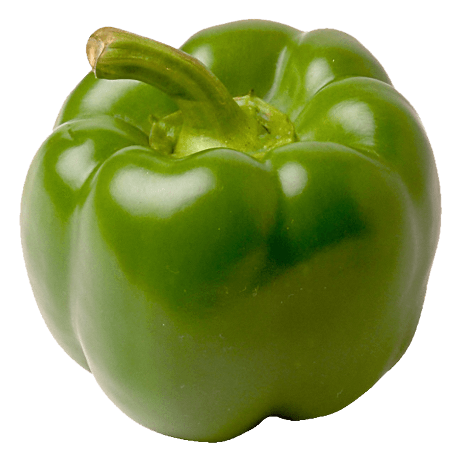 Green Pepper Transparent PNG Image