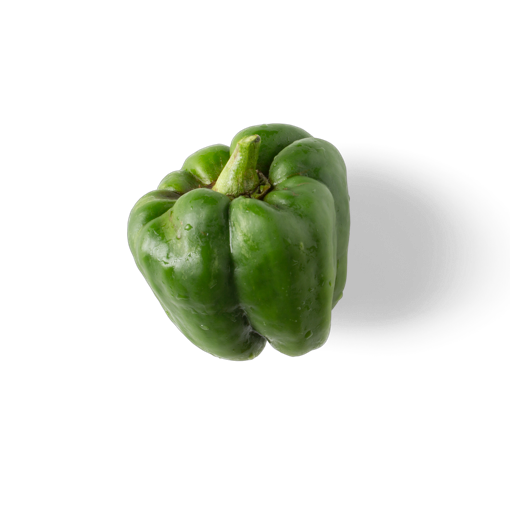 Fresh Pepper Green Bell Transparent PNG Image