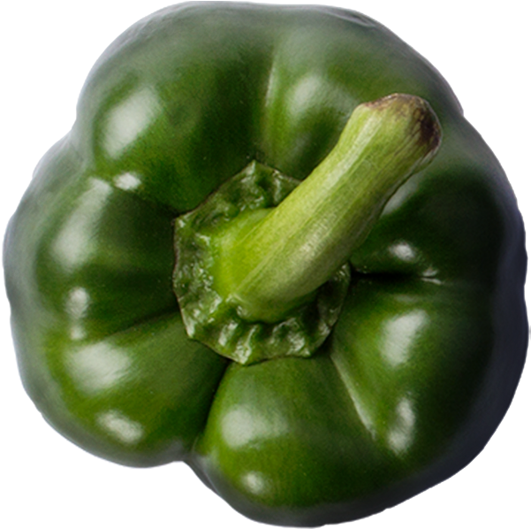 Fresh Pepper Green Bell Transparent PNG Image