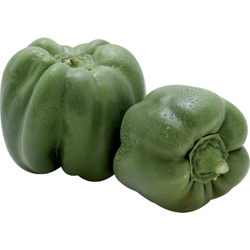 Fresh Pepper Green Bell Transparent PNG Image