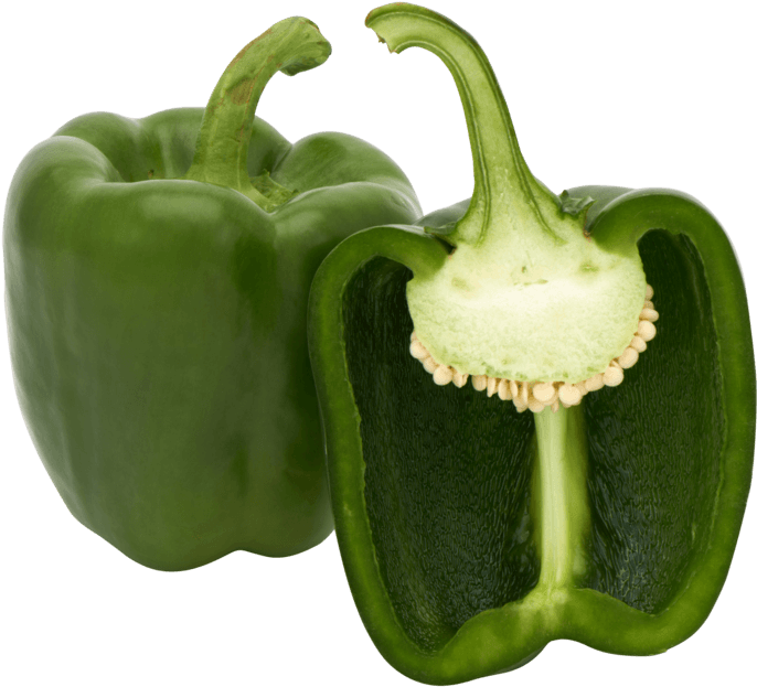 Pepper Green Bell Transparent PNG Image