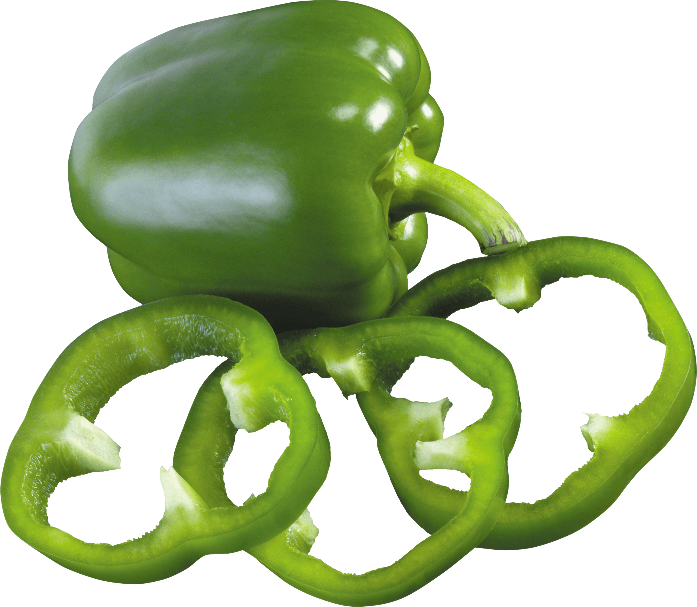 Pepper Green Bell Transparent PNG Image