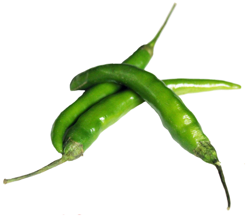 Chili Green Pepper Transparent PNG Image