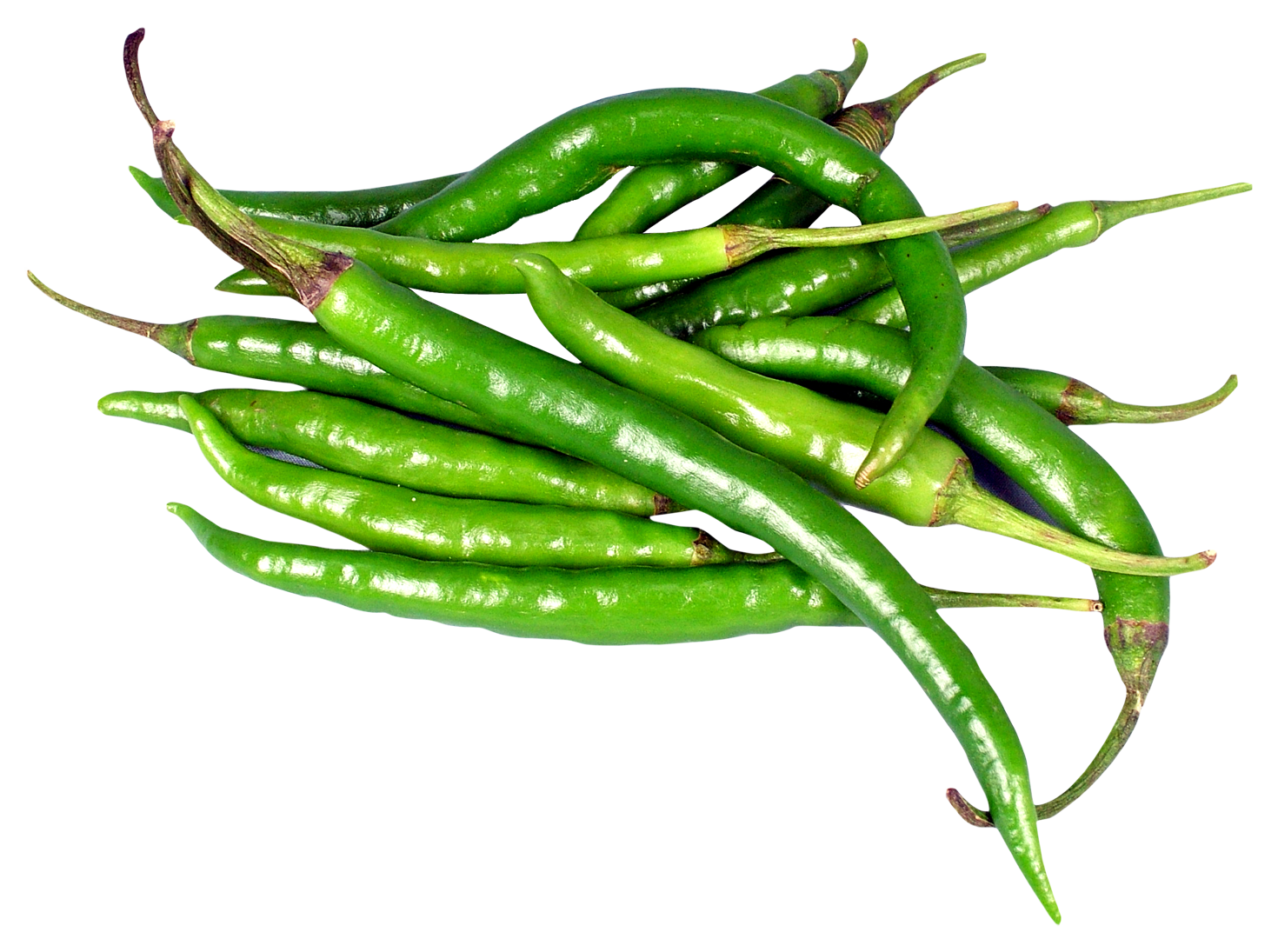 Chili Green Pepper Transparent PNG Image