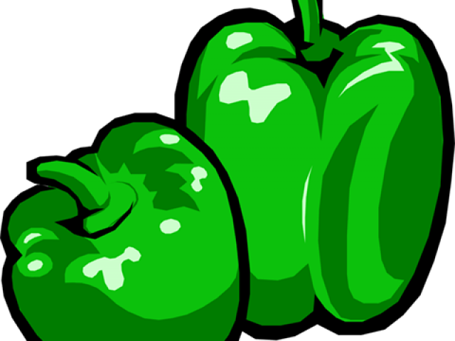 Pepper Vector Green Bell Transparent PNG Image