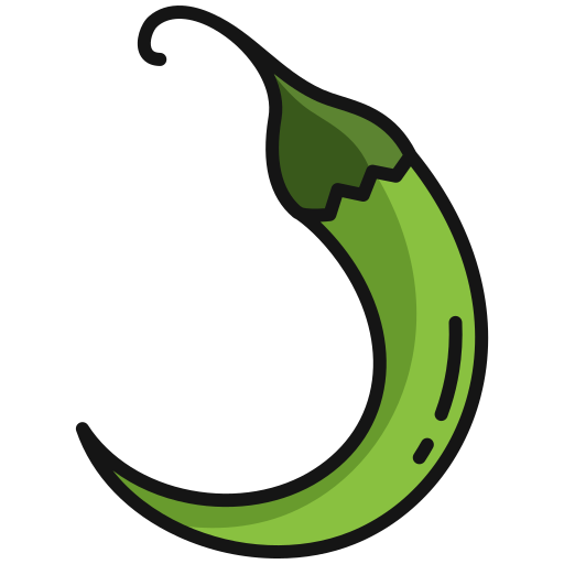 Chili Vector Green Pepper Transparent PNG Image
