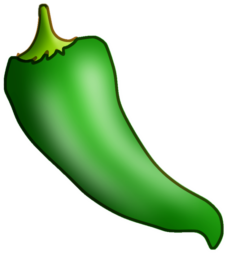 Chili Vector Green Pepper Transparent PNG Image