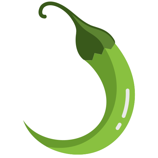 Chili Vector Green Pepper Transparent PNG Image