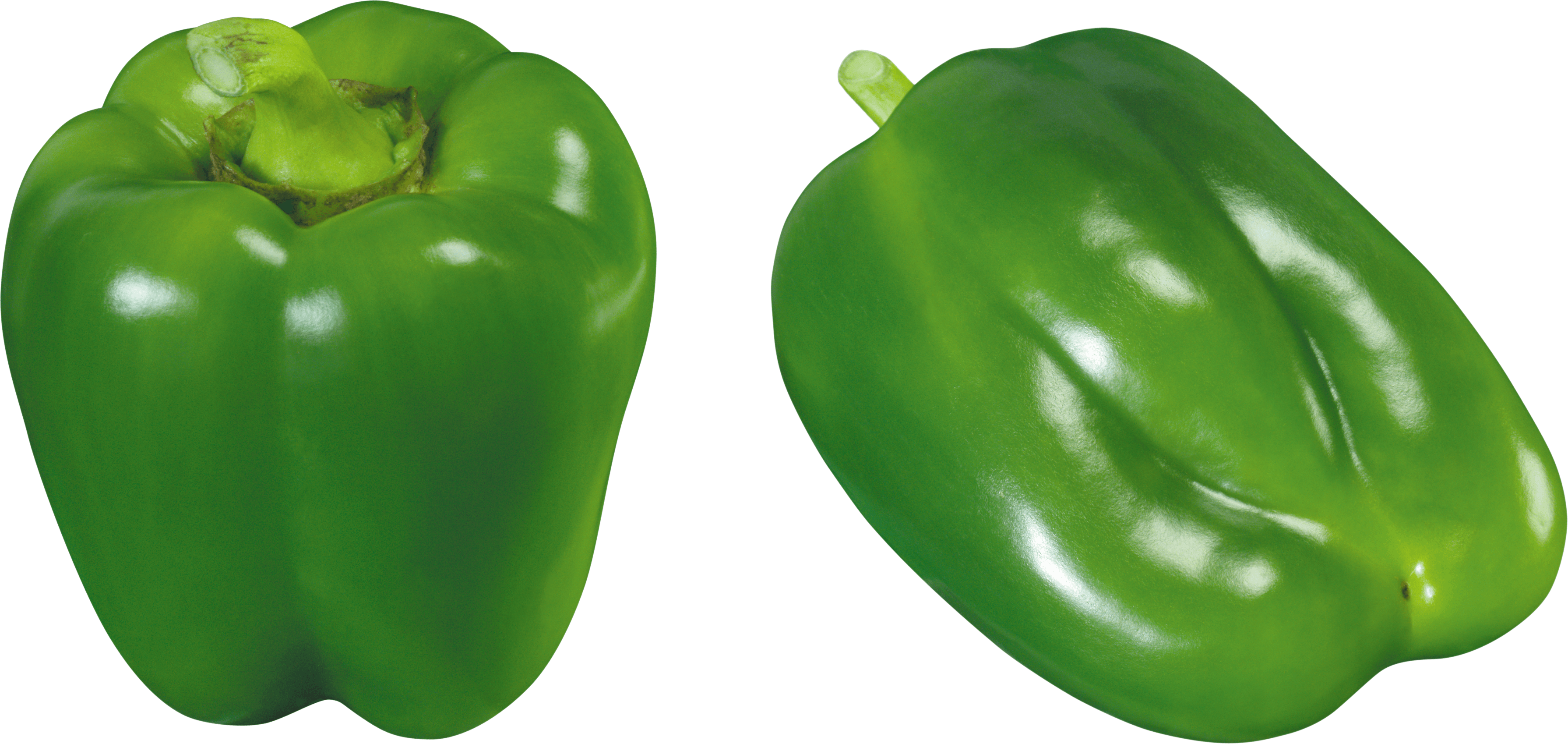 Green Pepper Transparent PNG Image