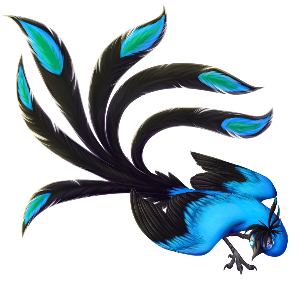 Blue Phoenix Transparent PNG Image