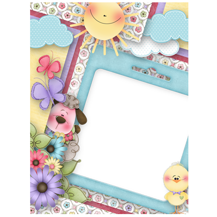 Cute Frame Cartoon Transparent PNG Image