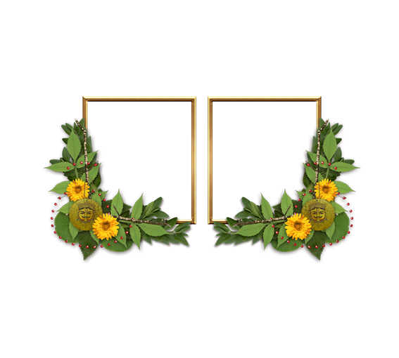 Computer Border Sunflower File Frame Transparent PNG Image