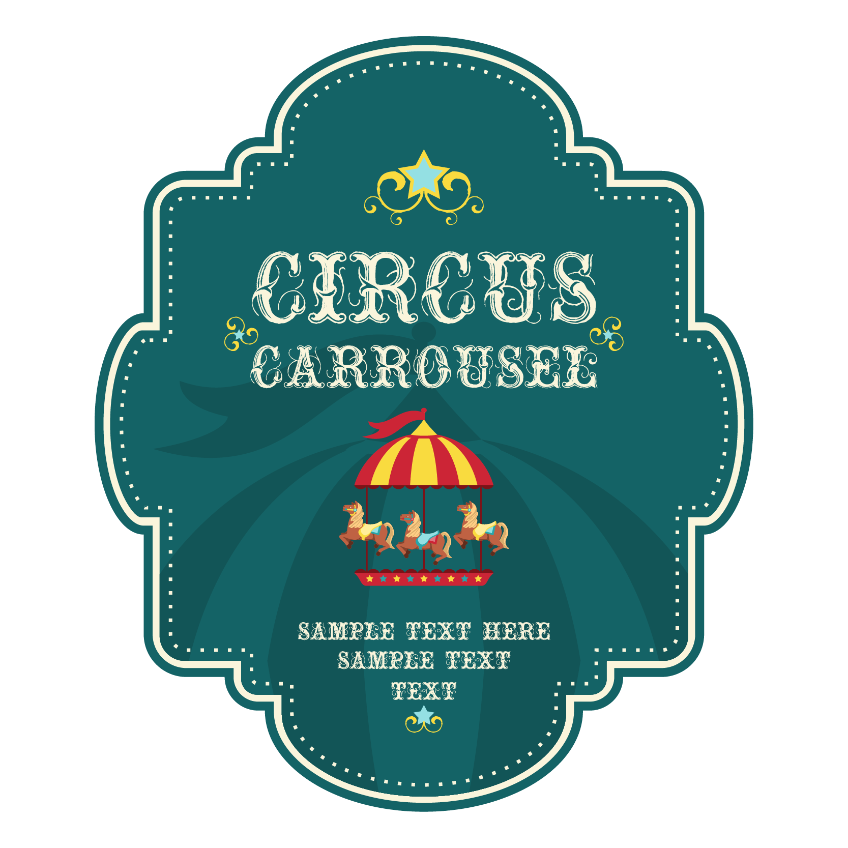 Logo Euclidean Vector Circus Poster Transparent PNG Image