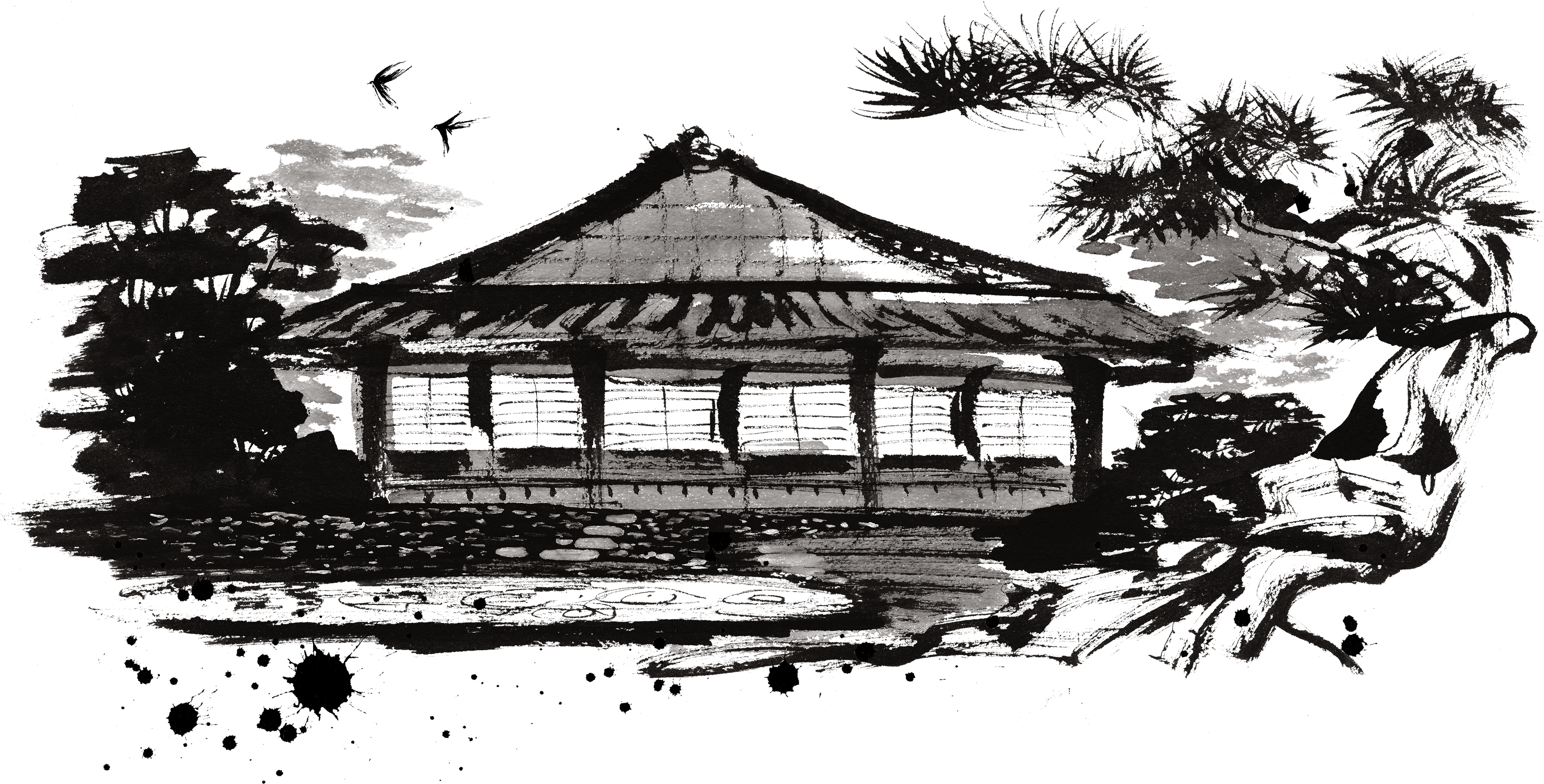 Illustration Japan Japanese Landscape Architecture Transparent PNG Image