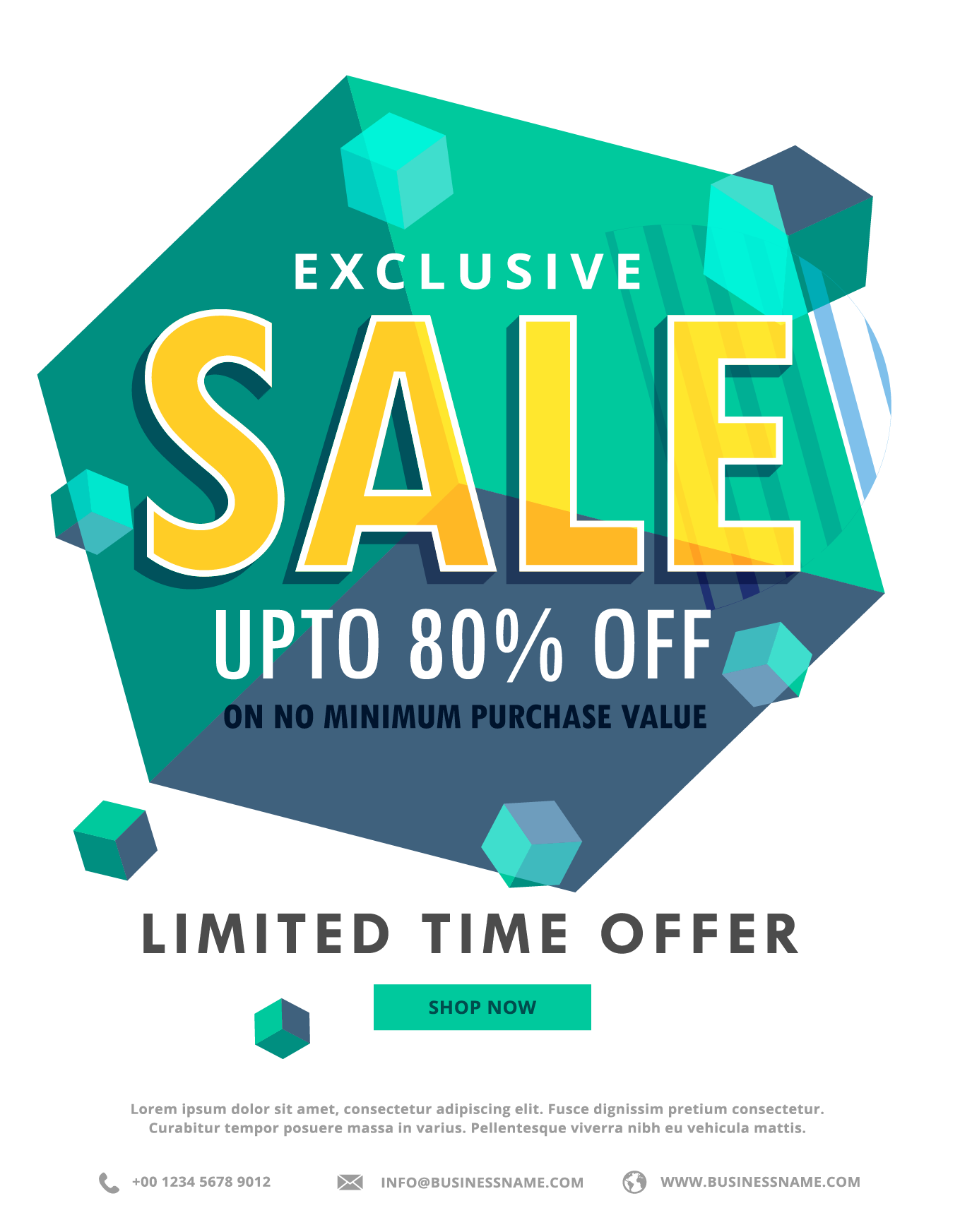 Poster Illustration Royalty- Discount Emerald Hexagonal Transparent PNG Image