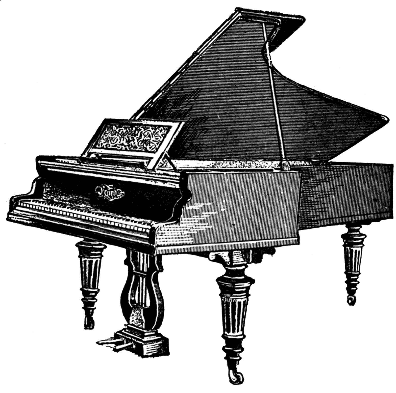 Piano Keyboard Grand Transparent PNG Image