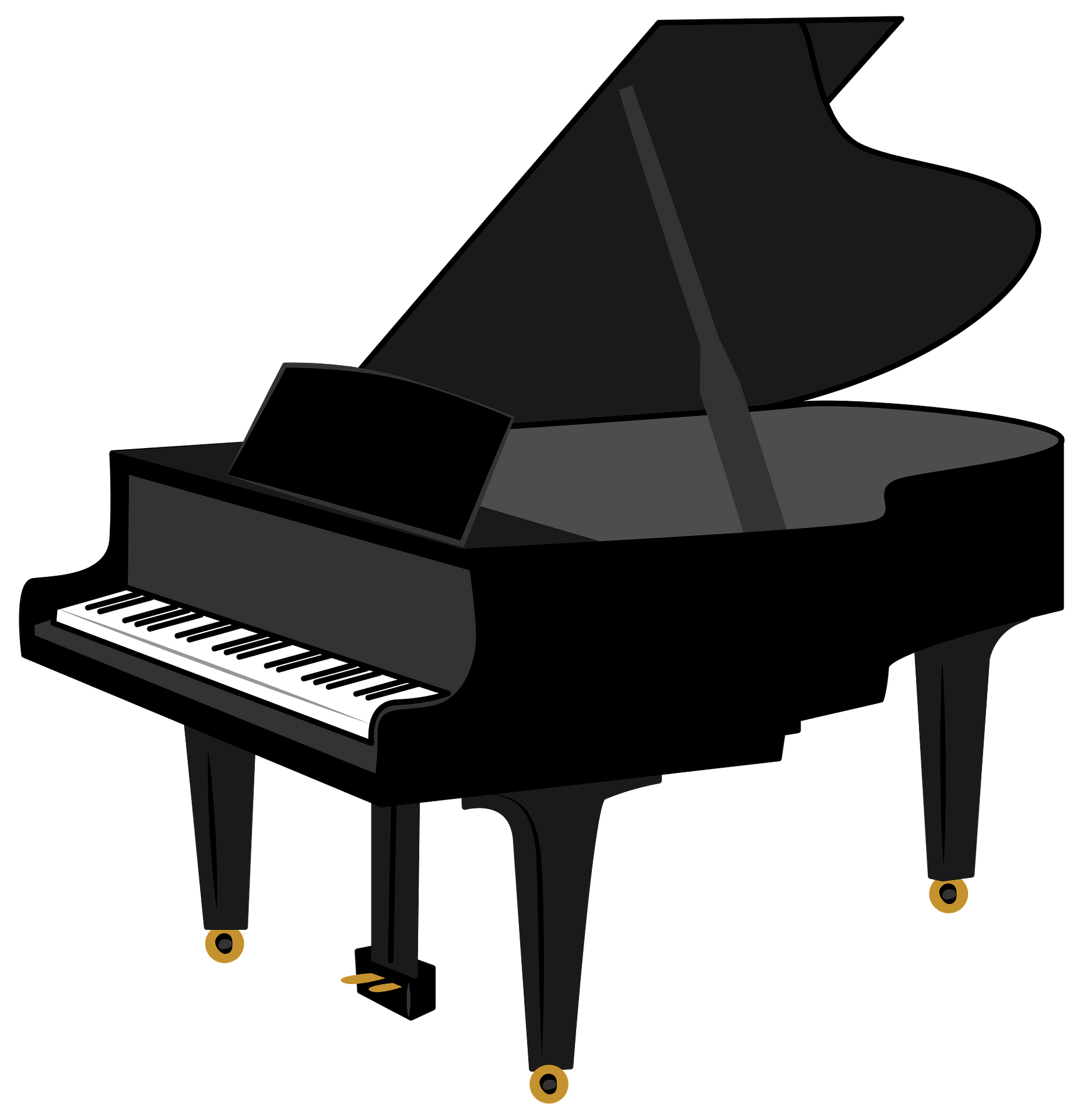 Piano Keyboard Grand Transparent PNG Image