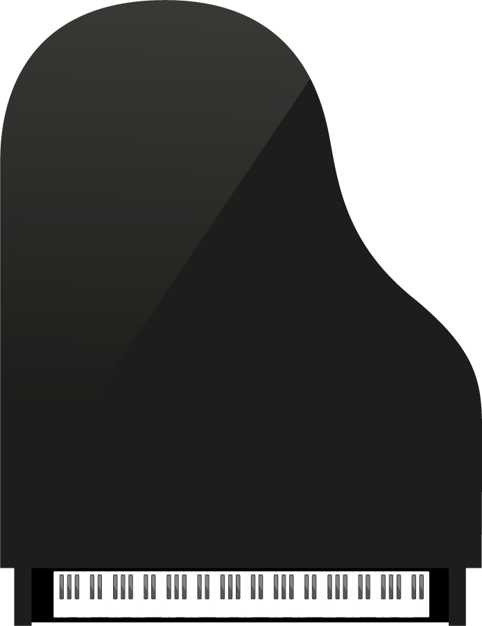 Piano Vector Transparent PNG Image