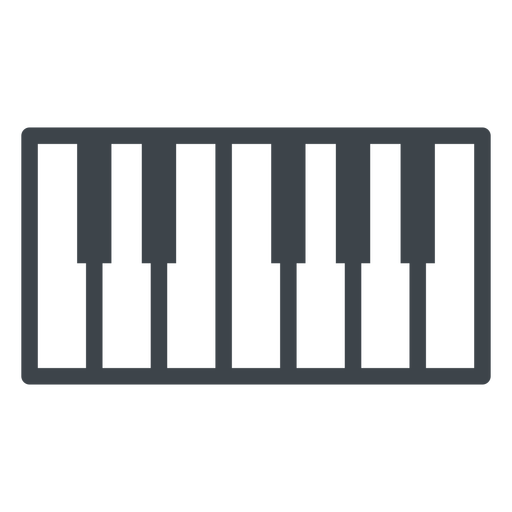 Piano Vector Transparent PNG Image