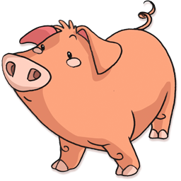 Pig File Transparent PNG Image