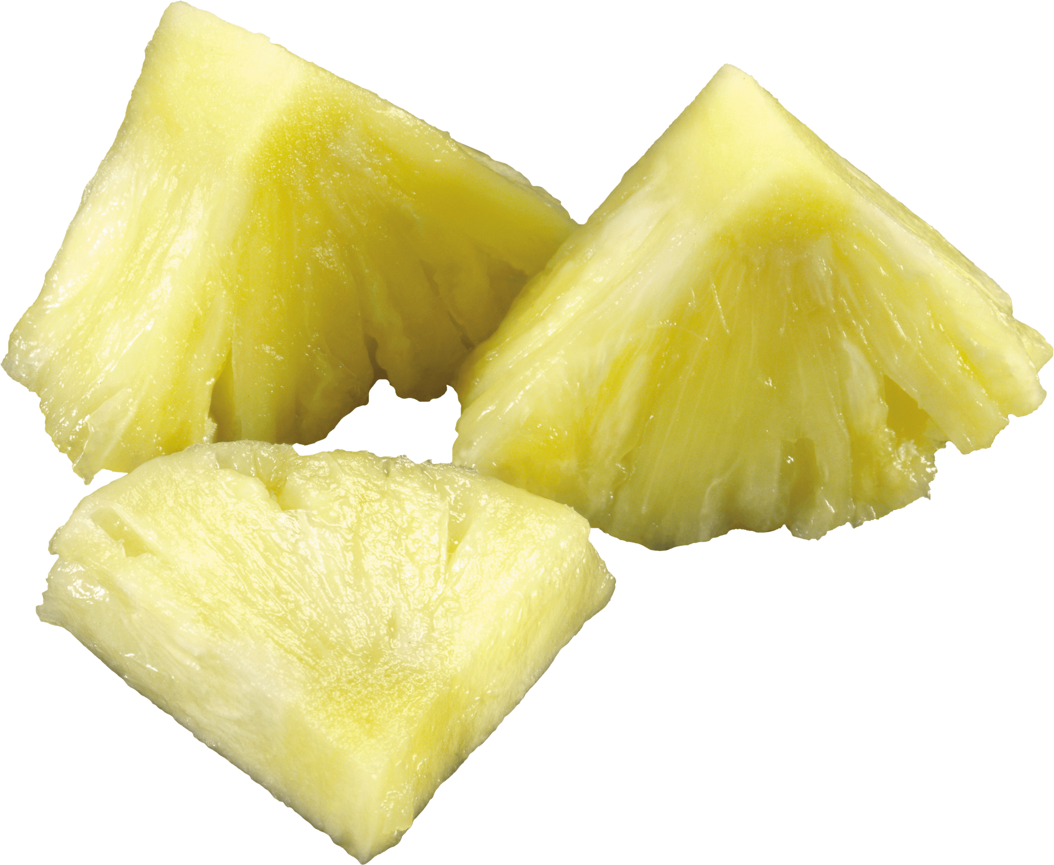 Pieces Of Pineapple Transparent PNG Image