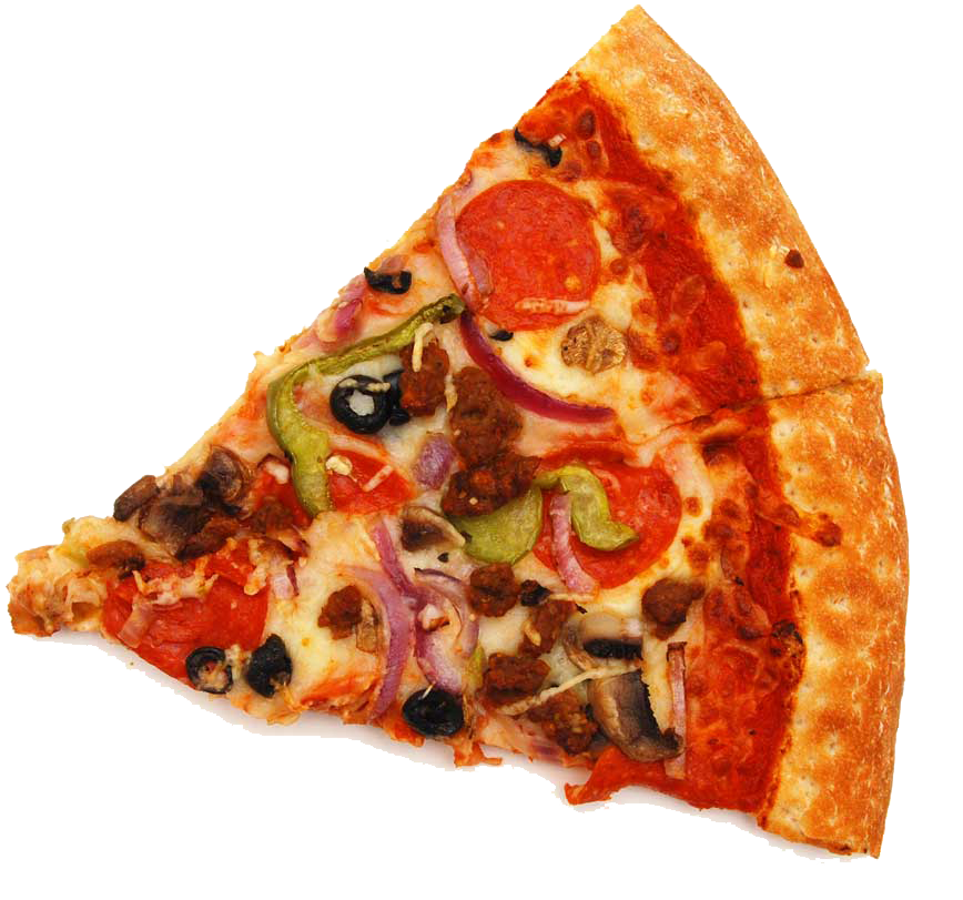 Pizza Slice Background Transparent PNG Image