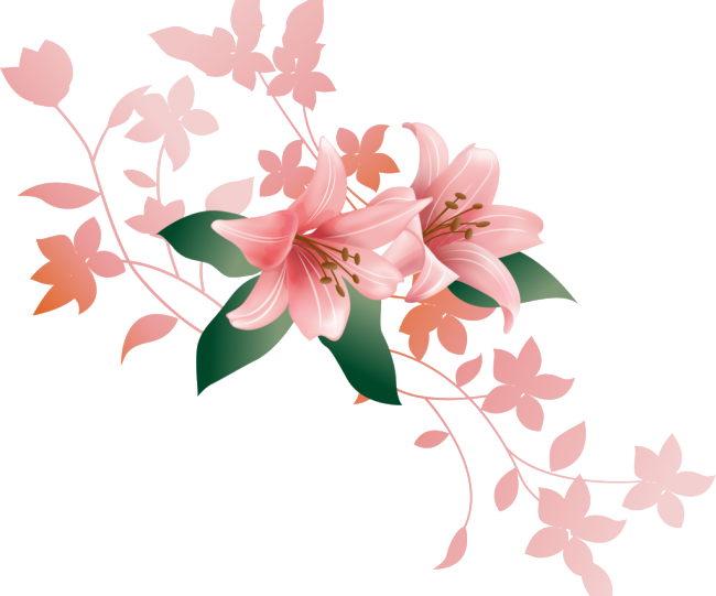 Lily Motif Yuri Perfume Transparent PNG Image