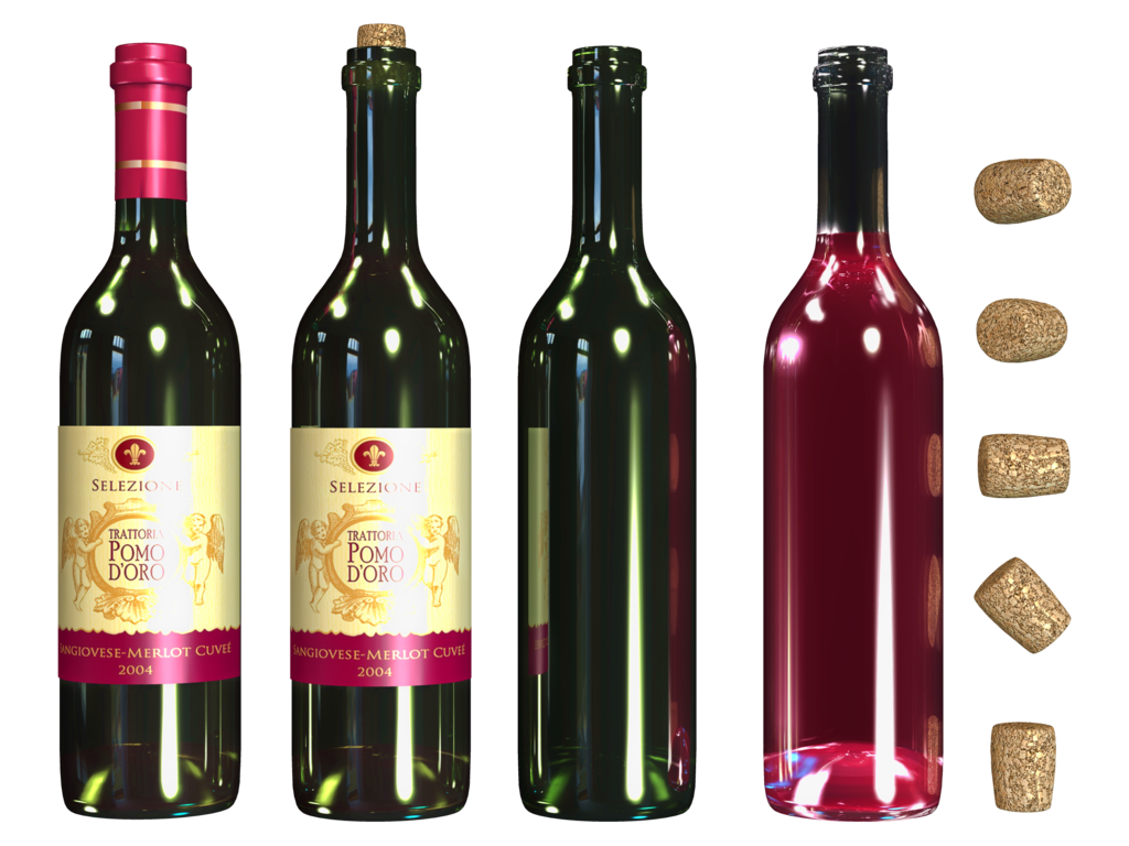 Bottle 8 Transparent PNG Image