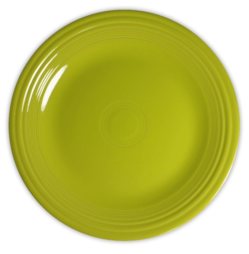 Green Plate Transparent PNG Image