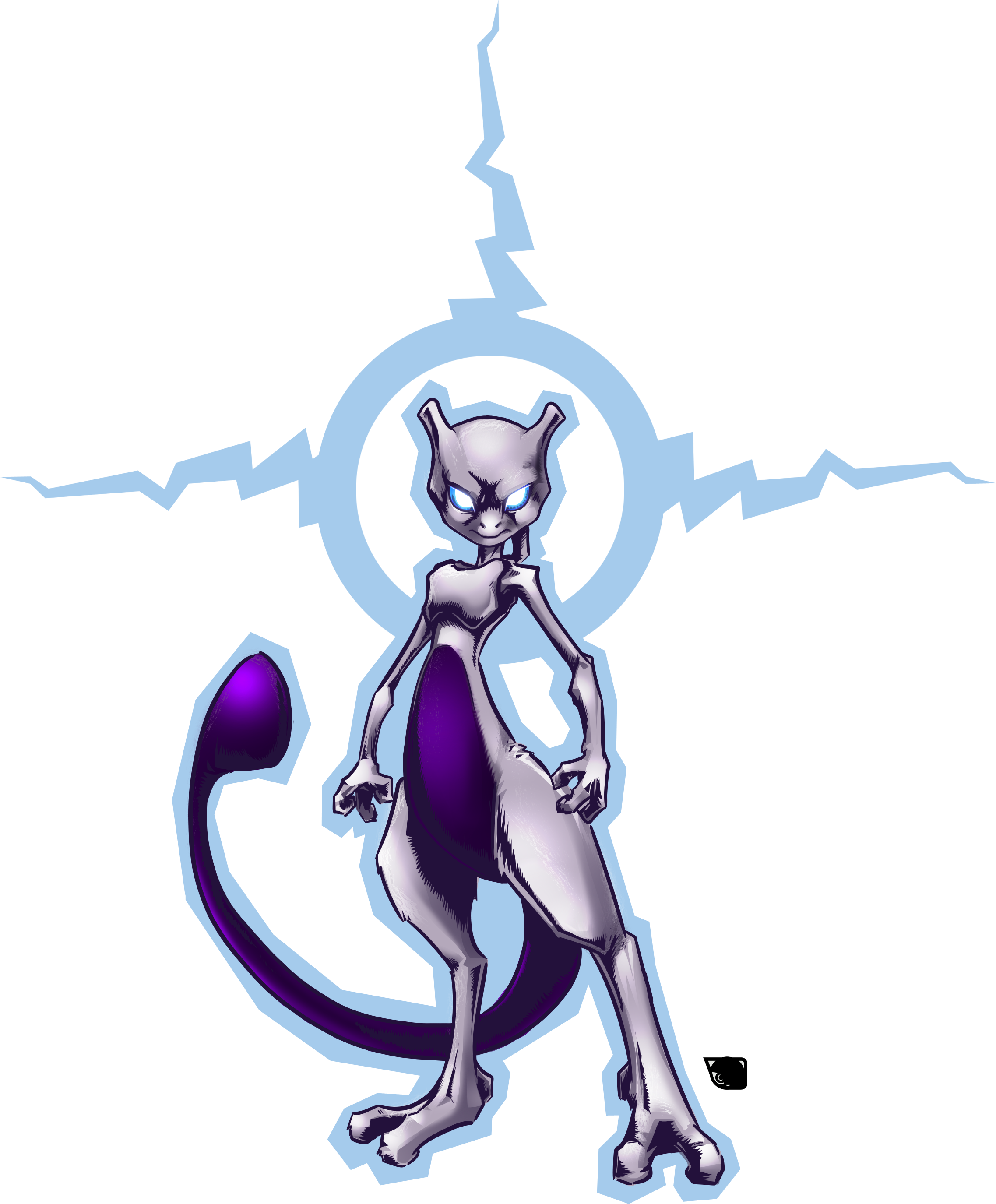 Mewtwo Transparent PNG Image