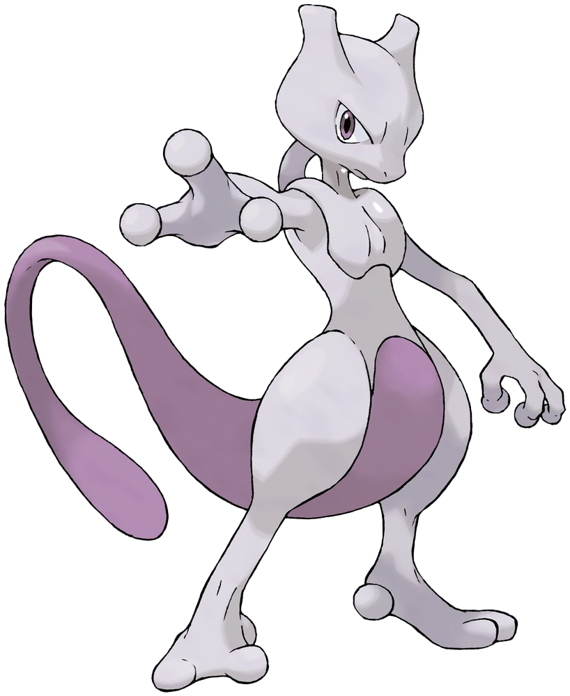 Pokemon Mewtwo Transparent PNG Image