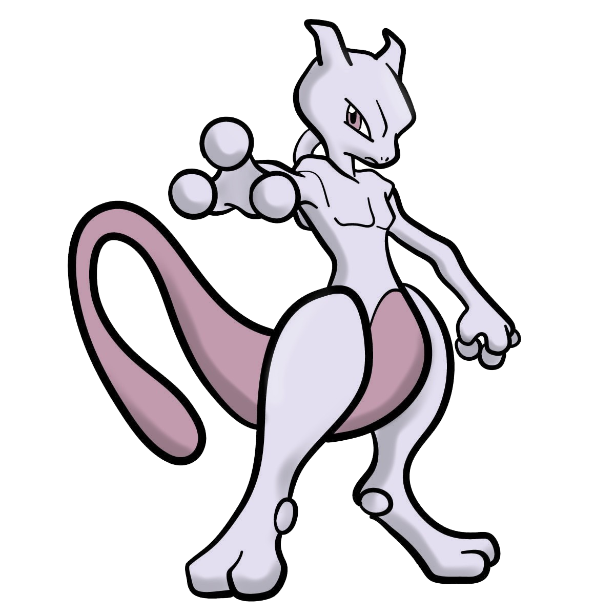 Pokemon Mewtwo Transparent PNG Image